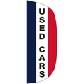 "USED CARS" 3' x 8' Stationary Message Flutter Flag